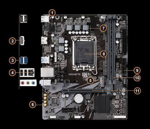 مادربرد گیگابایت مدل H610M-K DDR4