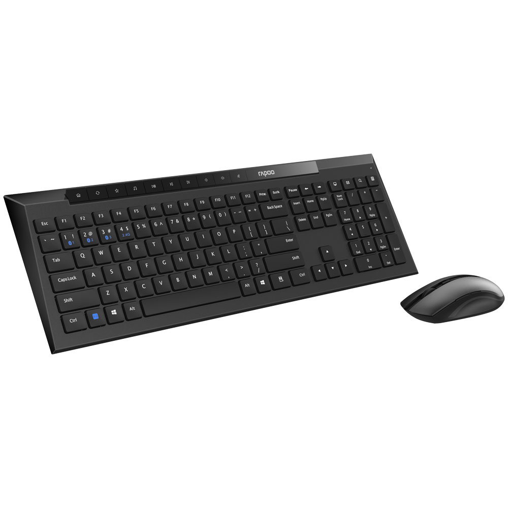 Rapoo-8210M-Wireless-Keyboard-and-Mouse